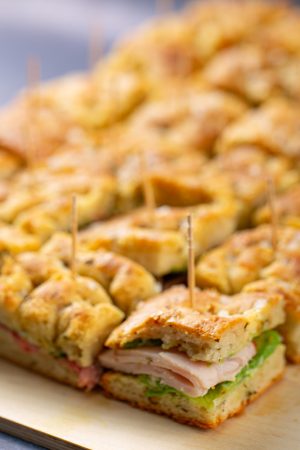 Focaccia pressed sandwiches collection