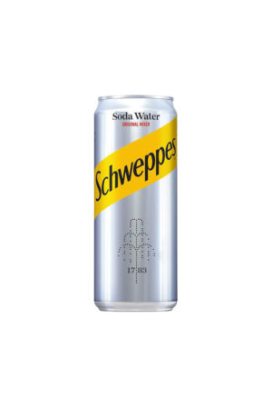 Schweppes Soda Water 330 ml – 6 cans