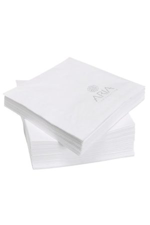 White napkins