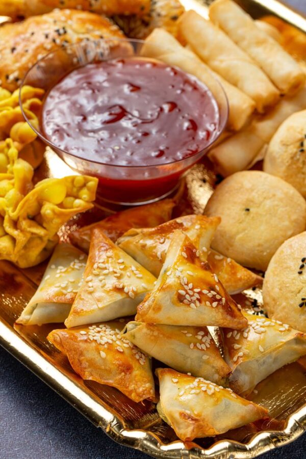 Deluxe - filled puff pastries–platter of 32 pieces