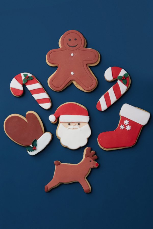 Gingerbread cookie box |"Santa & friends"