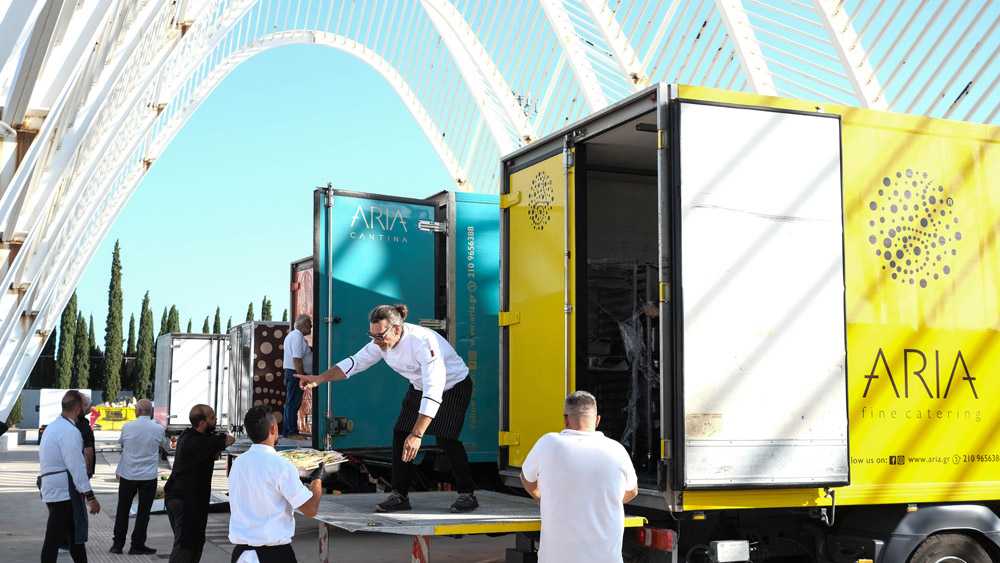Το backstage ενός catering