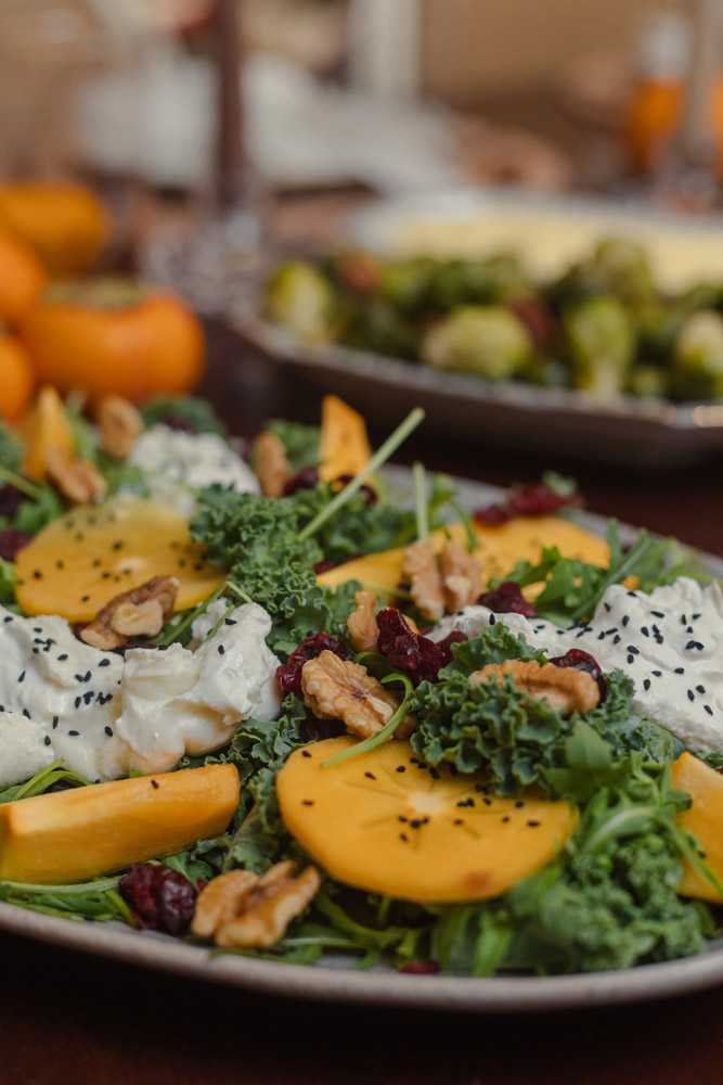 A classic Thanksgiving family dinner