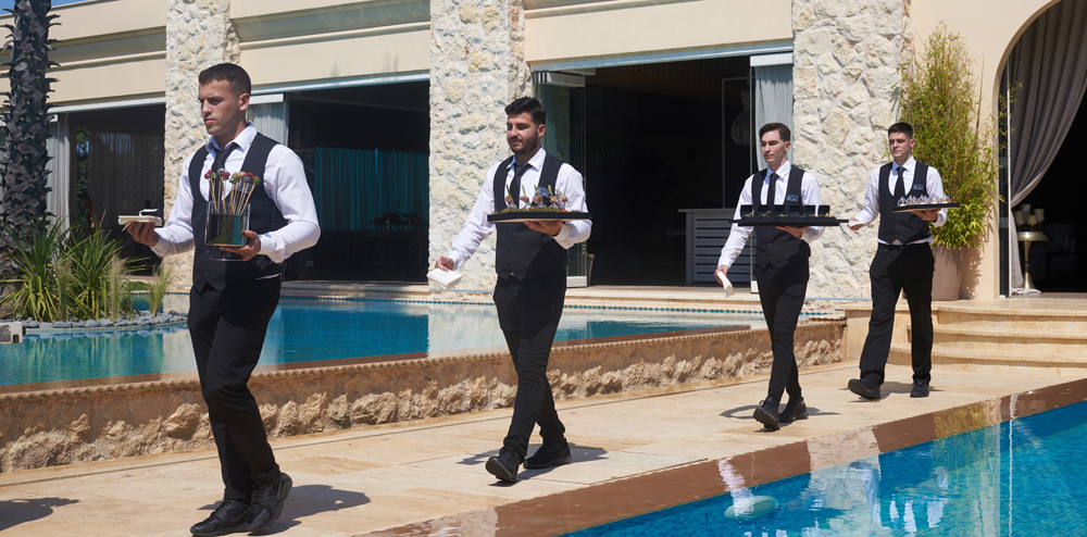 Το backstage ενός catering