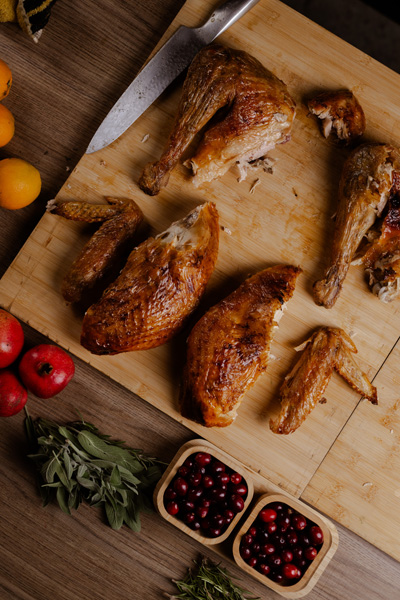 To κόψιμο της γαλοπούλας βήμα-βήμα To κόψιμο της γαλοπούλας βήμα-βήμα