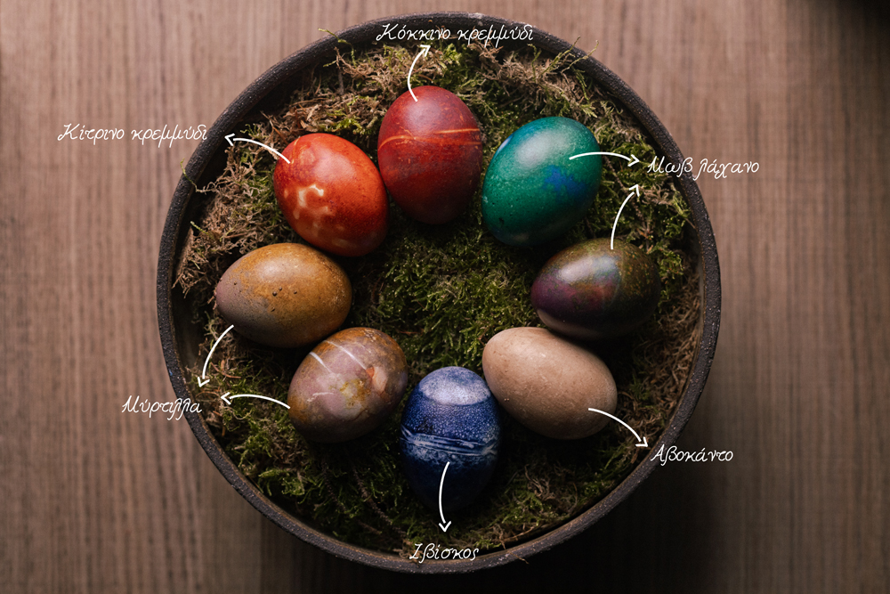 Kitchen Alchemy: Η "μαγεία" του να βάφεις αυγά με φυσικά υλικά